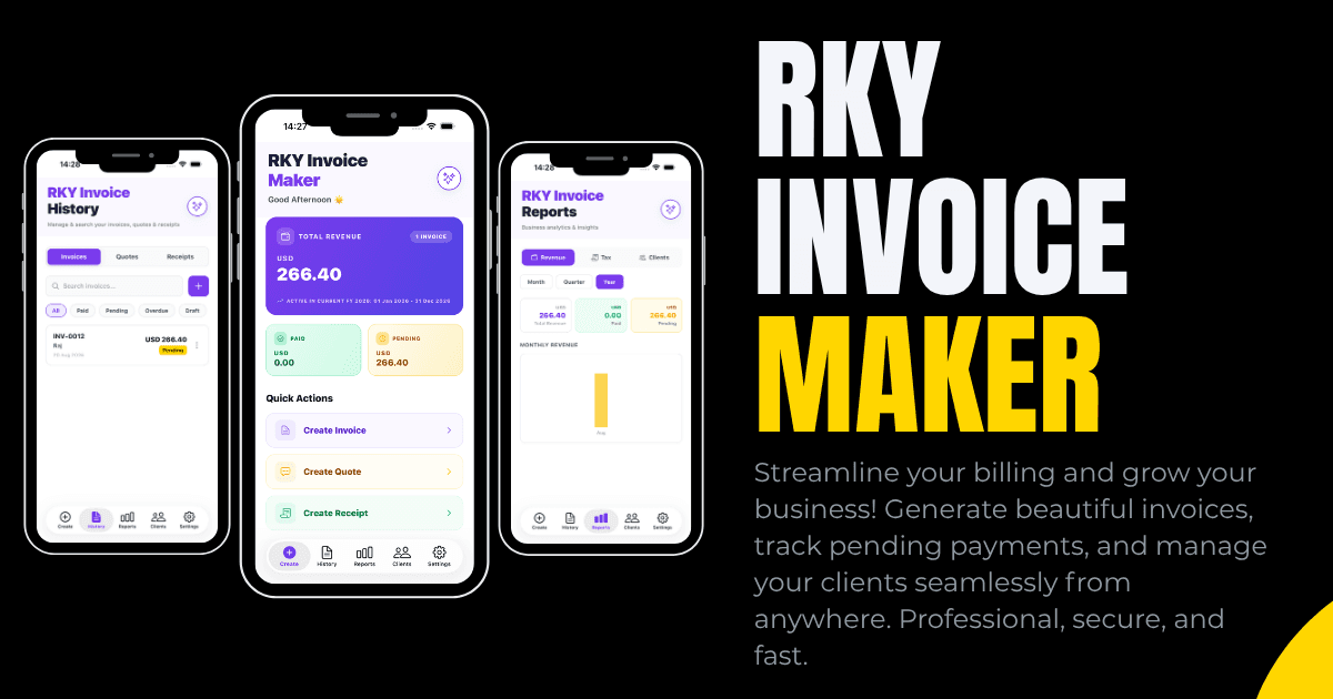RKY Invoice Maker featured image